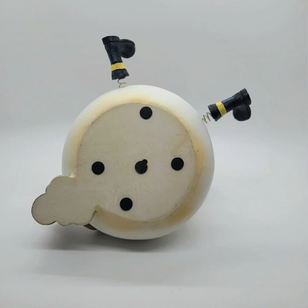 Snowman Firefighter Bobble Head Figurine Christmas Decor Fireman 9‎ Inch